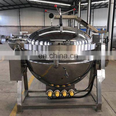 Industrial High Pressure Kettle High Quality Grade Large Industrial Food Jacket Cooking Kettle photo-4