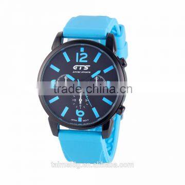 Stainless steel case watch silicone watch GTS