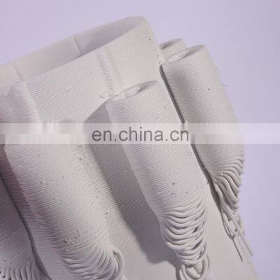 Modern 3D Print White Ceramic Decoration Home Room Porcelain Flower Vase Art Decor photo-3
