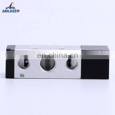 Automatic Thread Size G1/2 4A410-15 AC220V/110V AC12V/24V Pneumatic Single 5/2 Way Solenoid Air Control Valve Pneumatic Valve photo-4