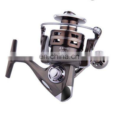 Amazon 1000-7000 Новый дизайн 13+1 BB Двухподшипниковая система, бесшовный металлический спиннинг-моток для морской воды photo-3