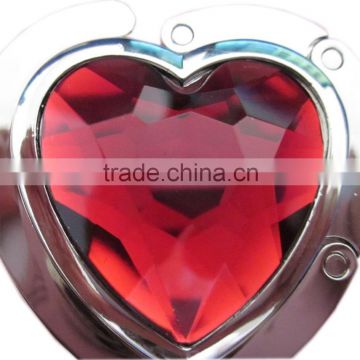 Heat--shaped diamond with various colors Metal Lady Button Factory Wholesale