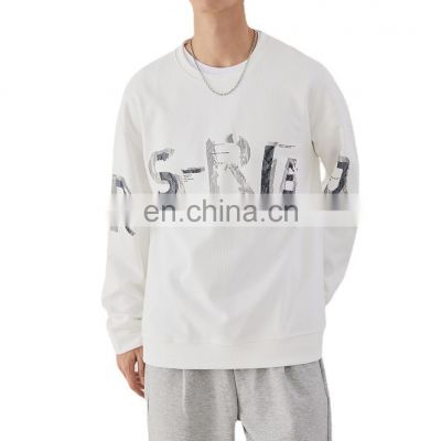 high quality clothes printing logo plain men's fleece unisex oversized hoodie for men