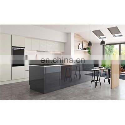 Hot sale high quality supplier handless kitchen cabinet design with high gloss finish