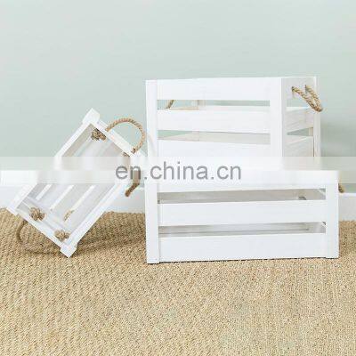 Wooden Wine Fruit Vegetable Wine Storage Crate Box photo-2