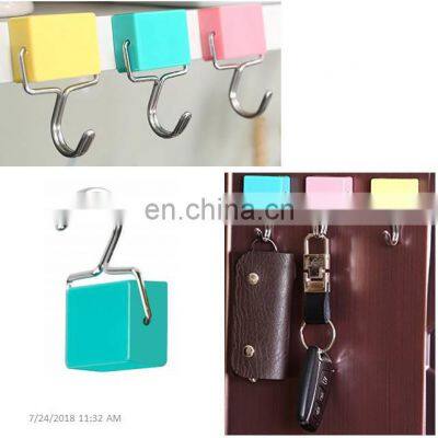 Strong Colorful Plastic Fridge Hook Magnet photo-5
