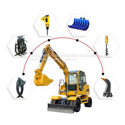 Brand New Wheel Type Excavator Bucket Wheeled Excavatrice Wheel Excavator