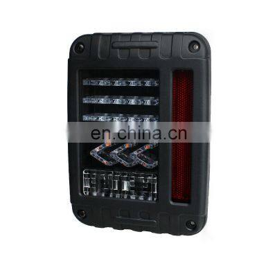 LED Tail Light Reverse Brake Turn Signal Rear Lamps For Wrangler JK 07-17