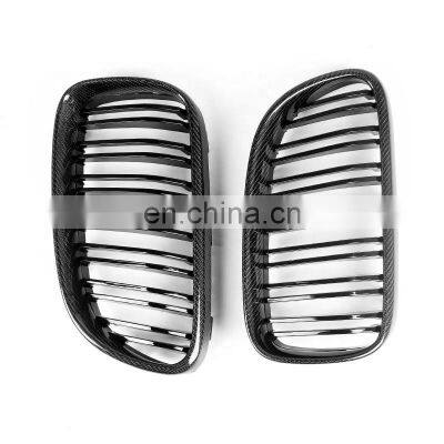 Carbon Fiber E92 E93 Bumper Grill for BMW 3 Series Kindly Front Grill Single or Double Line M3 Style Auto Parts 2010-2013 photo-3