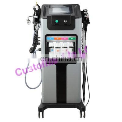 Best sell 8 in 1 Multifunction machine RF facial beauty oxygen jet peel microdermabrasion machine