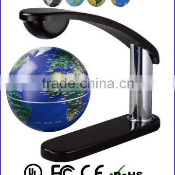 Wooden base magnetic floating globe