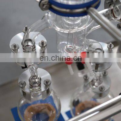 OEM Customizable Glass Rolled Wiped Thin Film Molecular Distiller Molecule Distilltion photo-4