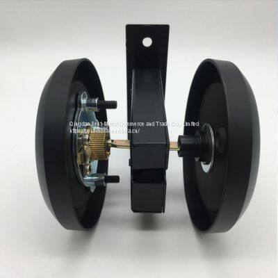 Black Color Hidden Round Shaped Sliding Door Lock photo-2