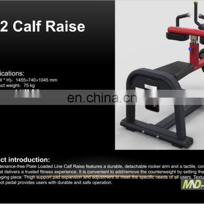 Gym Fitness Dezhou Strength Fitness Equipment Gym Professional Seated Calf Raise Club photo-2