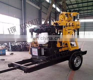 Trailer Mounted Water Well Drilling Rig Portable for China Factory Price