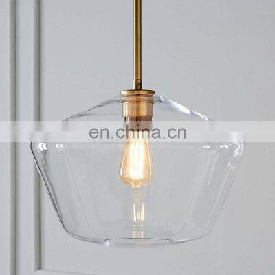 Modern Styles Amber Glass LED Pendant Light For Living Room Dining Kitchen Bedroom Home Hotel Chandelier