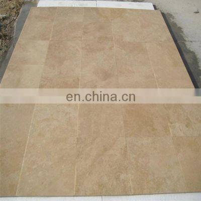 New Arrival Hot Sale Premium Quality Walnut Travertine Tiles Filled Honed Tumbled finishing  Made in Turkey