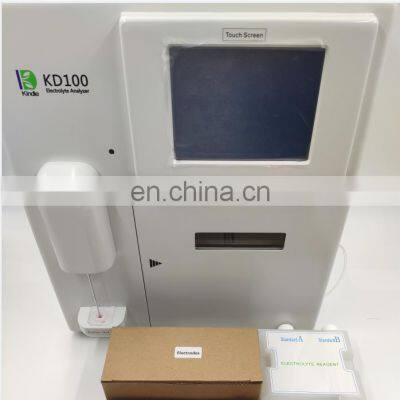 CHINA KD Series Auto Electrolyte Analyzer Clinical Tester Equipment Auto Electrolyte Analyzer for hosptial KD100