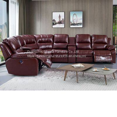 Space Capsule Seat Space Cinema Sofa Electric Rocking Chair Leather Multifunctional Combination Sofa photo-2