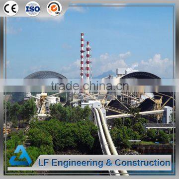 High standard prefab space frame for coal storage