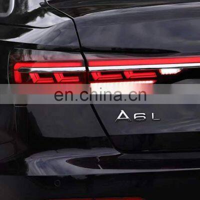 Modified to the Latest Full LED Through Taillamp Taillight With Dynamic for AUDI A6 C8 Tail Lamp Tail Light 2019-2021 photo-3