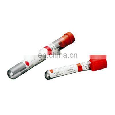 Glass PET disposable rubber stopper sample vacuum non vacuum blood collection tube