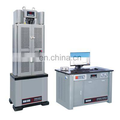 WAW-1000F 100TON 1000kn hydraulic universal testing machine with closed loop control