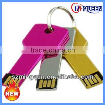 key shape usb flash drive with full capacity Free package