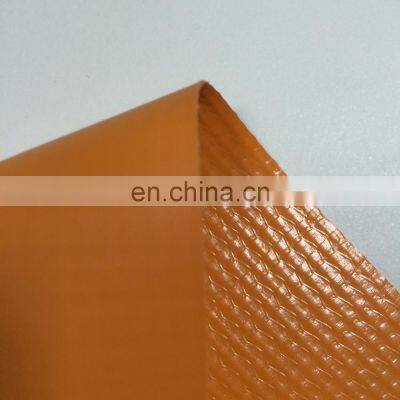 610 gsm tela de poliéster laminada con vinilo resistente al agua y anti-UV de alta resistencia, lona de asfalto fundido por calor laminada con PVC photo-5