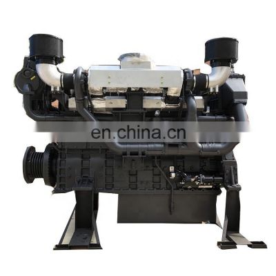 SDEC genuine SC33W735CA2 4 stroke 6 cylinders inboard 560KW/1500rpm marine diesel propulsion engine