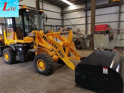 2 ton wheel loader attachments bucket sweeper for sale