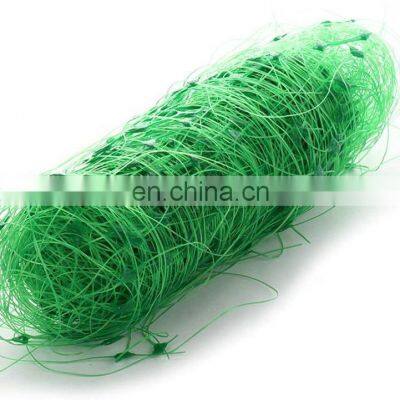 PP plant support net plastic trellis netting green cucumber net