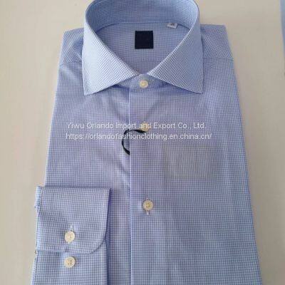 100%cotton Yarn Dyed Men's Dress Shirts photo-2