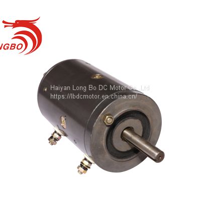 12Volt DC motor W-6838 hydraulic dc motor HY61052 by Long Bo factory