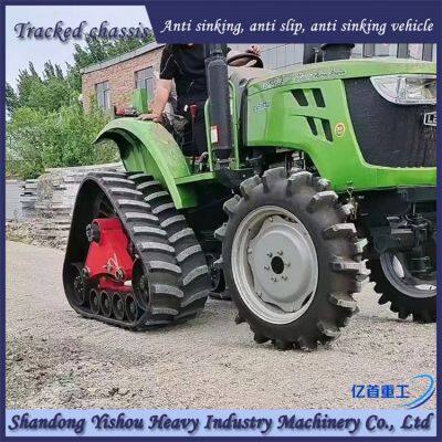 Retrofitting Agricultural Tractors With Anti Sinking Semi Chain Rails for Stable and Reliable Operation in Muddy Deserts photo-2