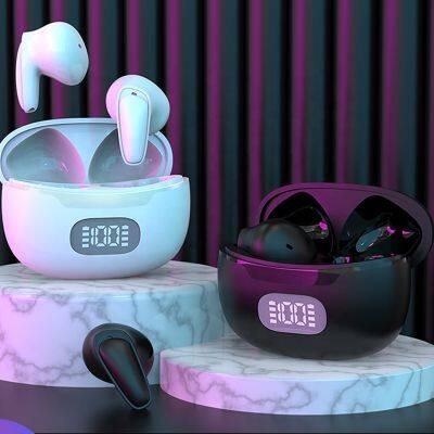 Wireless LED digital display Earbuds Wireless Headsets Bluetooth Earbuds Type-C Port Earphones Earbuds For Hot Sale