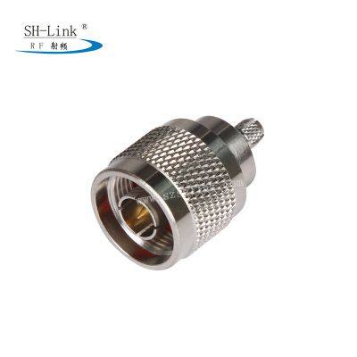 N-type RF Connector 50 Ohms Copper Nickel Plated photo-3