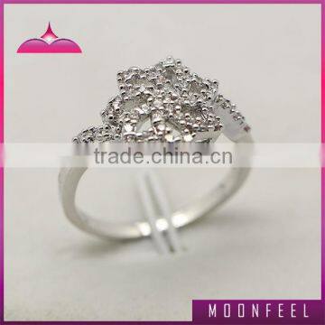 china cz silver rings, synthetic diamonds rings