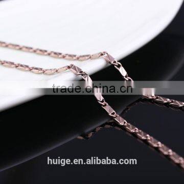 2015 Gold Jewellery Long Fashion Chain & Coffee Gold Plated Link Chain photo-3