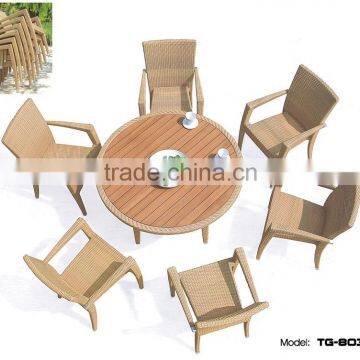 High Quality on Sale Cheap Modern Outdoor Table and Chair Dining Set