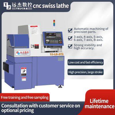 Hot Sale New Taiwan  Controller Swiss Type CNC Lathe for Small Diameter Parts