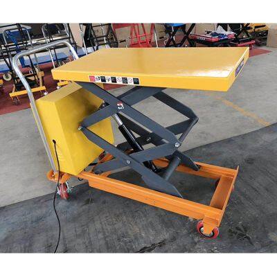 Electric Portable Manual Hydraulic Lift Tables Scissor Lifting Platforms photo-4