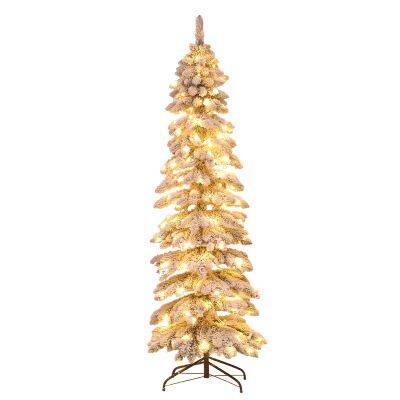 BSCI Certified Artificial Christmas Tree Green, Snow Tree With Different Height, Shapes, Decorations photo-5
