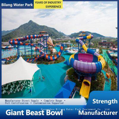 Outdoor Water Park Water Slide Large-scale Fiberglass Water Slide Equipment Water Play Equipment Manufacturer Production Customization photo-3