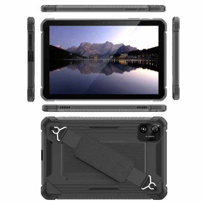 HR1086C Cheapest Factory Android 15 10.1'' MT8786 Octa-core FHD 8GB+128GB IP67 4G Rugged Tablet PC Support GPS GTG With Hand Belt