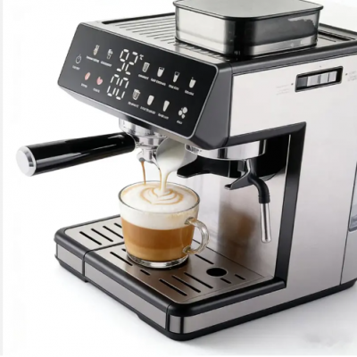 12-Cup Smart Automatic Coffee Machine With Glass Pot for Commercial Kitchens