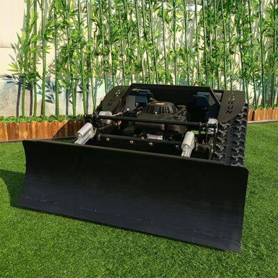 Hybrid Self-Charging Generator Brushless Dc Motor Remote Control Mower With Tracks photo-6