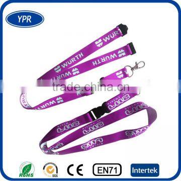 2016 durable Promotional Custom gifts woven jacquard lanyard