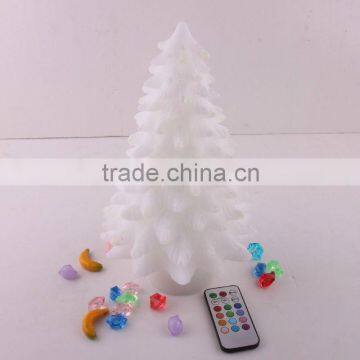 Christmas Tree shaped LED candle with remote control