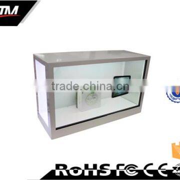 Interactive 47 inch ir touch info kiosk transparent ad wifi player